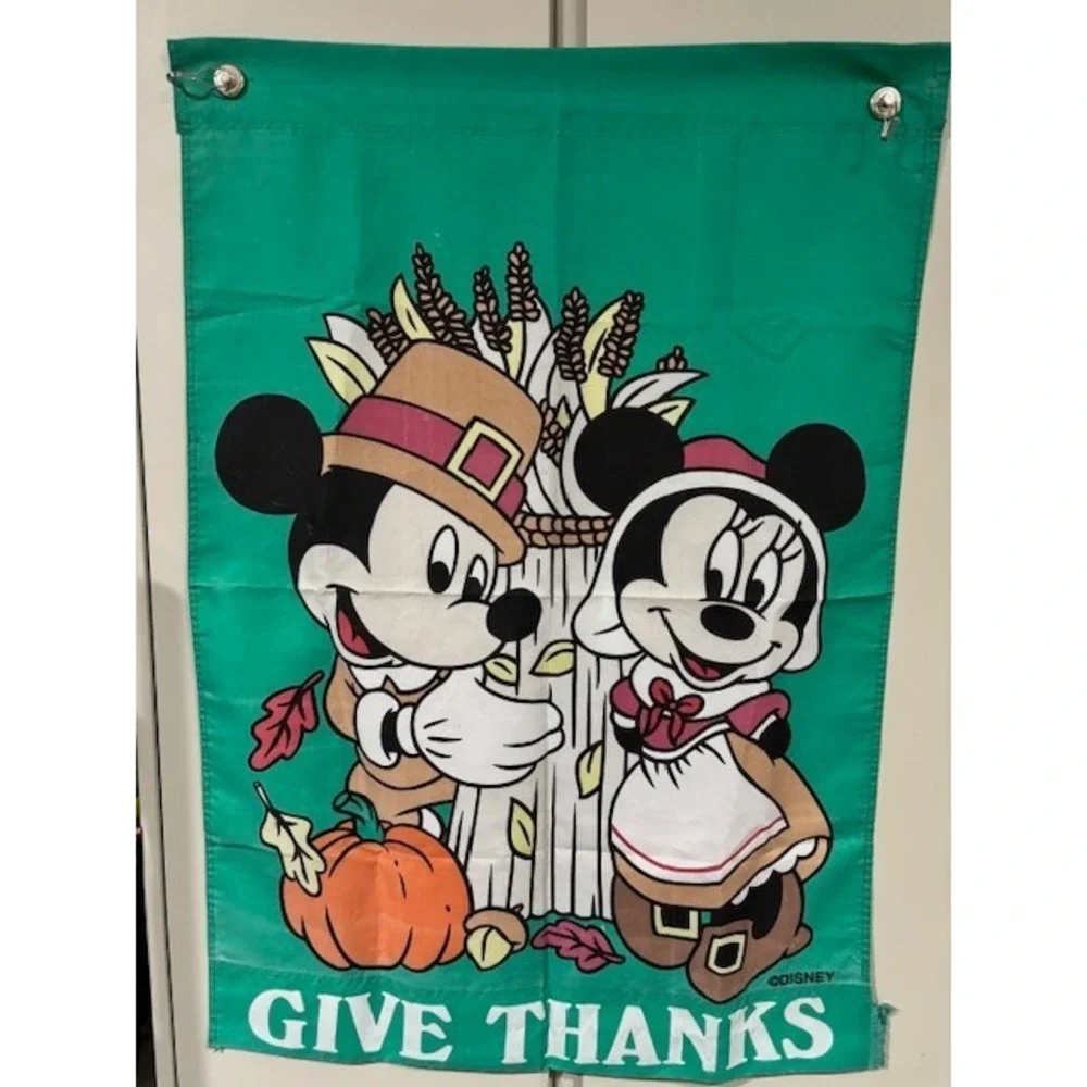 Lot of 3 Vintage Holiday Garden Outdoor Flags, Halloween, Thanksgiving, Christma
